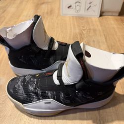Nike Air Jordan XXXIII 33 Tiger Camo Black White Gold Red AQ8830-016 Mens 10.5