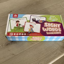 Sight Word Flash cards