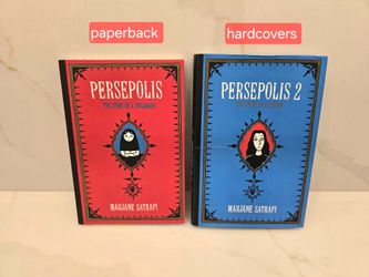 Marjane Satrapi Persepolis 1 & 2 Graphic Novel Set