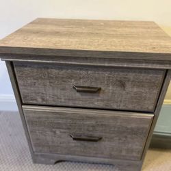 Wood nightstand