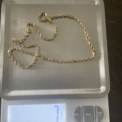 Hollow Rope Chain 10k 