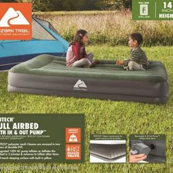 Ozark Trail Tritech Airbed Full 14 inch with in & out Pump