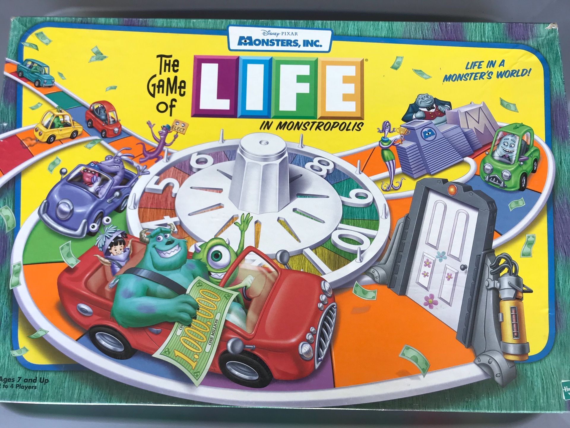 The Game of Life- Monsters Inc edition board game