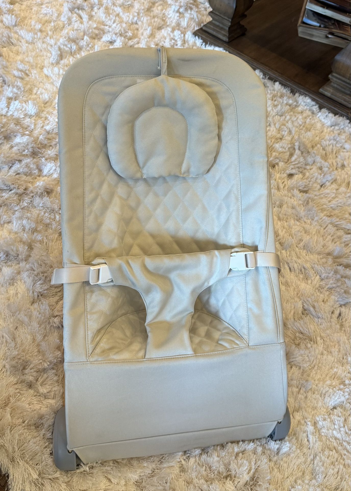 Baby Bouncer, Beige Portable Bouncer
