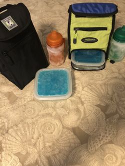 Insulated Lunch Bags; Quantity of 2