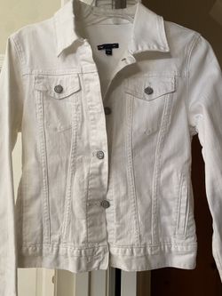 Womens White Jean Jacket