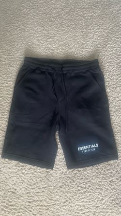 Essentials black shorts men small