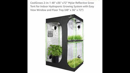 2 in 1 Grow Tent With Complete Set Up