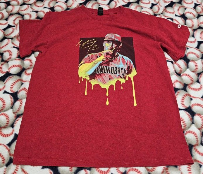 Used Arizona Diamondbacks Geraldo Perdomo Circle K SGA T-shirt, Men's Medium 