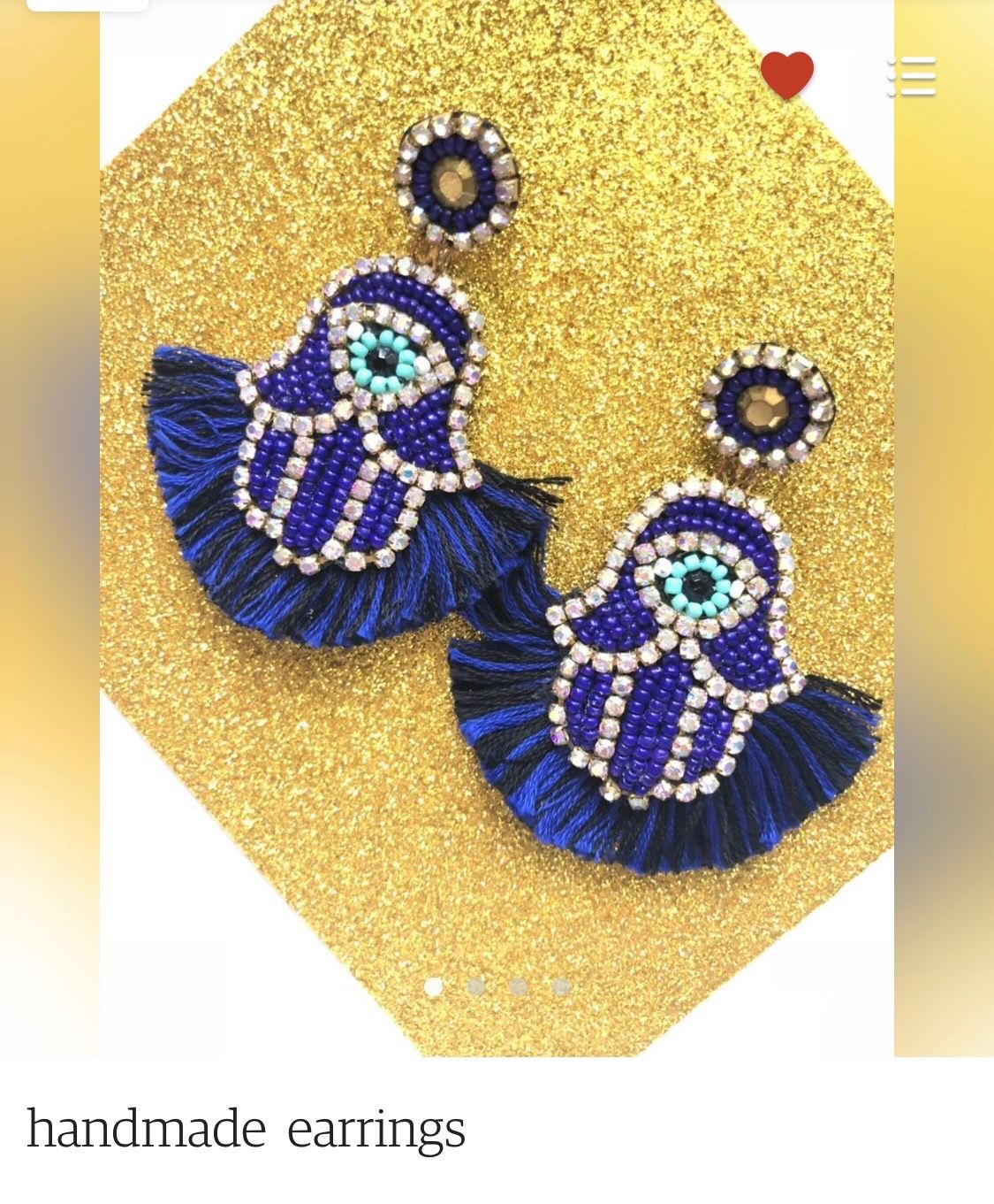 Handmade Earrings from Shine design