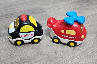 VTech Go! Go! Smart Wheels Police Car and Helicopter