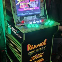 Customized Rampage Arcade 1up With 12,000 Games