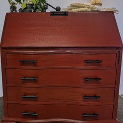 Refurbished VINTAGE-STYLE MADDOX CHIPPENDALE SECRETARY DESK