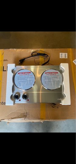 Electric two burners stove indoor outdoor new never used