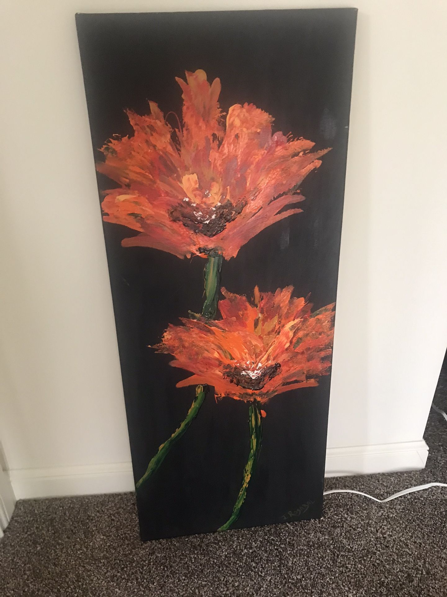 Art piece. Acrylic on canvas