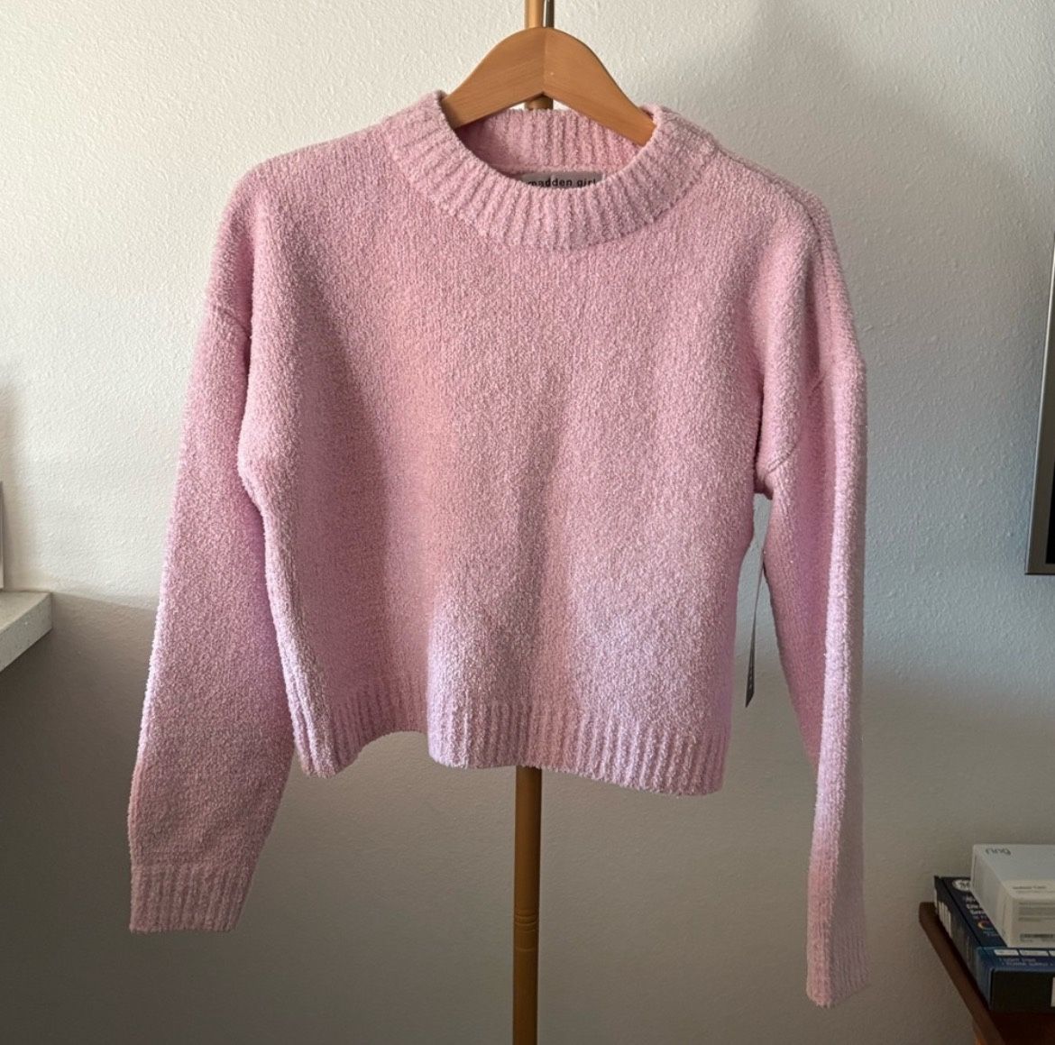 Madden girl Cozy Pink Sweater. S-M
