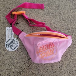 NEW w Tags Girls Women Super CUTE Santa Cruz Fanny or Shoulder pack bag Backpack wallet skateboard Beach Only $12!