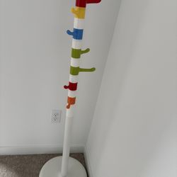 IKEA Kids Coat Rack / Colorful Standing Hook Rack