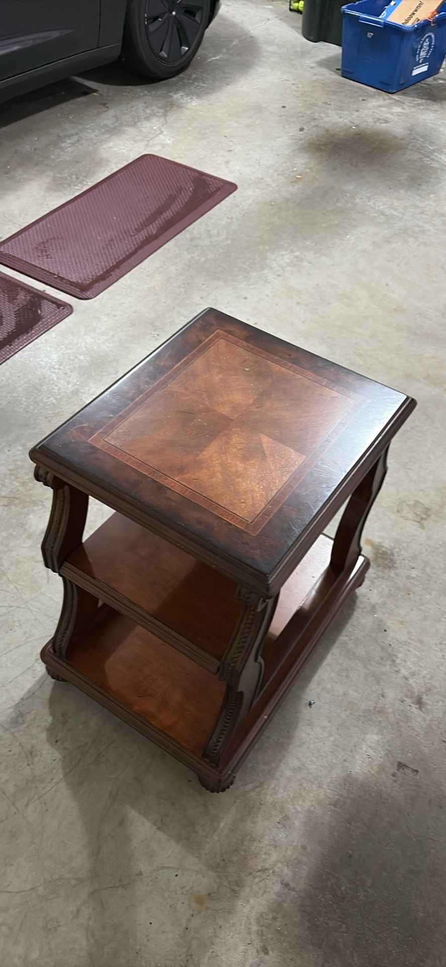 Wooden end table