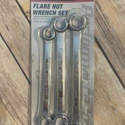 PerformanceTool Flare Nut Wrench Set