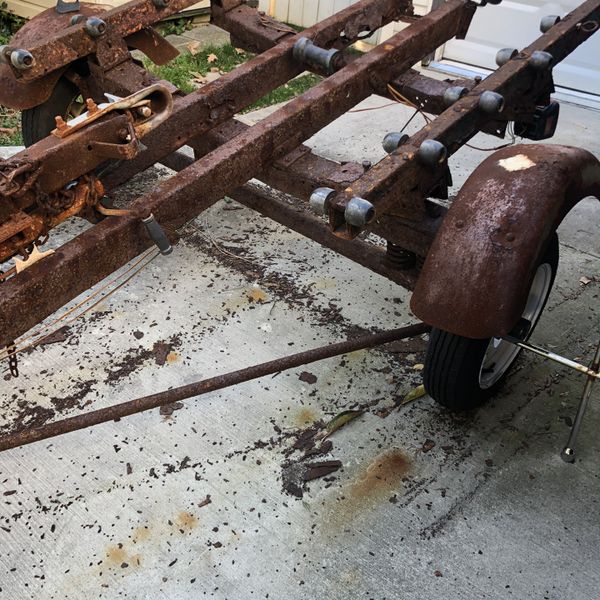 Severely Rusted Damaged Boat Trailer for Sale in Chesapeake, VA OfferUp