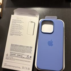 iPhone 16 Pro Silicone Case (Periwinkle)