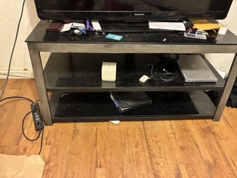 Black TV Stand