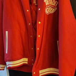 Vintage Red Wings Jacket XL