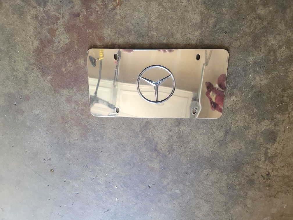 Mercedes Benz License Plate
