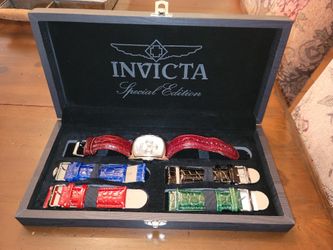 Invicta Watch Special Edition Lupha Model 1027 With Band Set