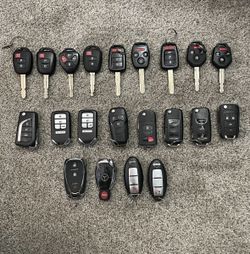 Replacement key & backup fob
