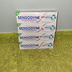 4 Sensodyne Toothpaste 3.4oz Extra Fresh Complete Protection 