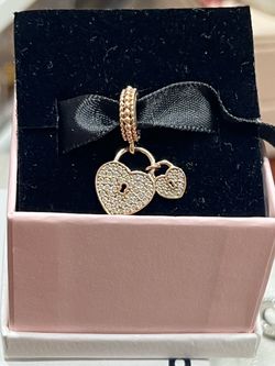 Pandora Rose Love Locks Dangle