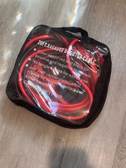 20ft 4 Gauge Jumper Booster Cables with Carry Bag