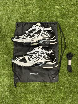 Balenciaga Runner Sneakers Black White