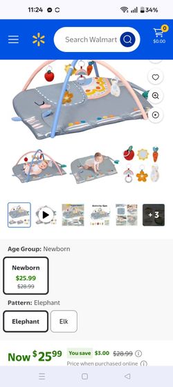 Activity gym mat for babies
