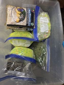 Aquarium Gravel and Decor Bundle
