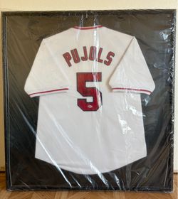 Albert Pujols Angels Framed Autographed Jersey  with COA