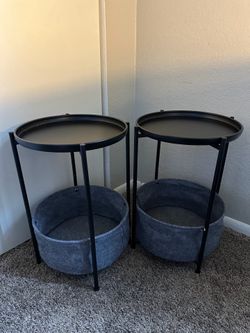 Round Side End Table