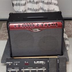 Spider 210 STEREO FX Amp W/pedal