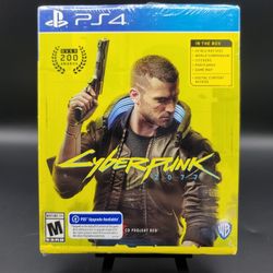 Playstation 4 Cyberpunk 2077 with Extras & PS5 Upgrade ( New ) Small Top Tear 