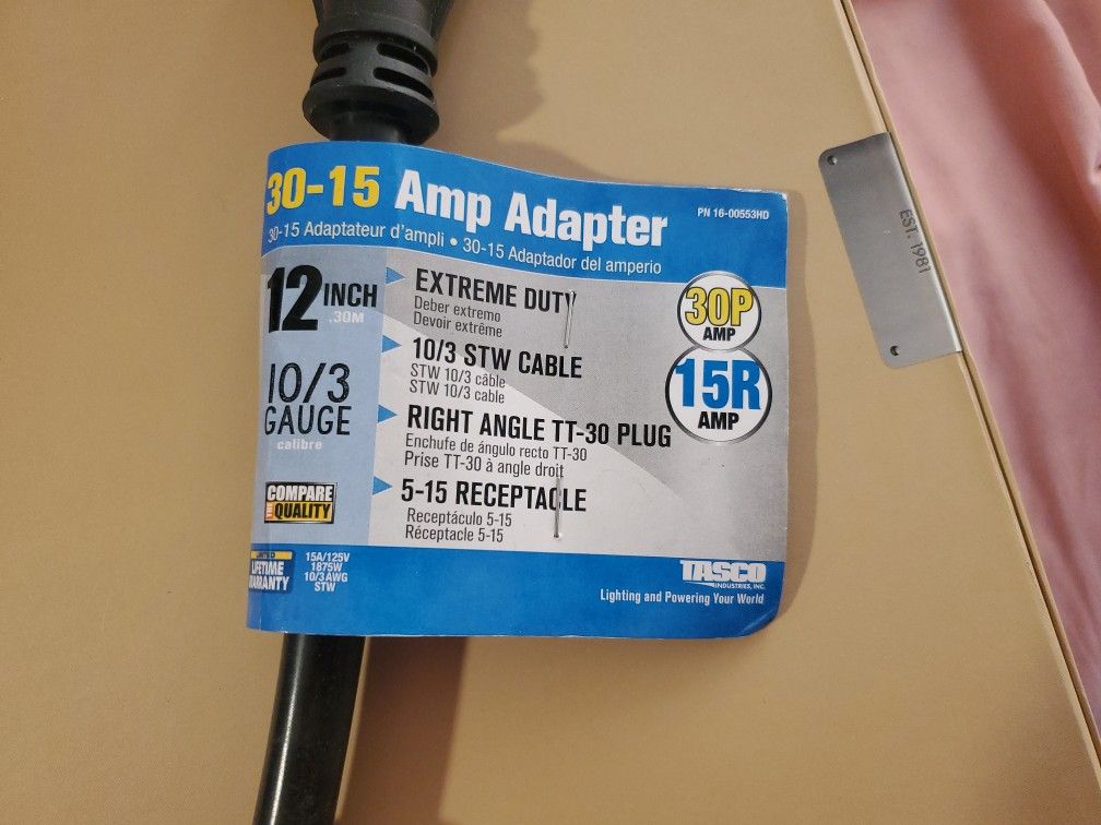 30-15 Amp Adapter
