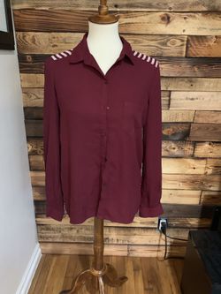 Papaya Buttton up top m/l