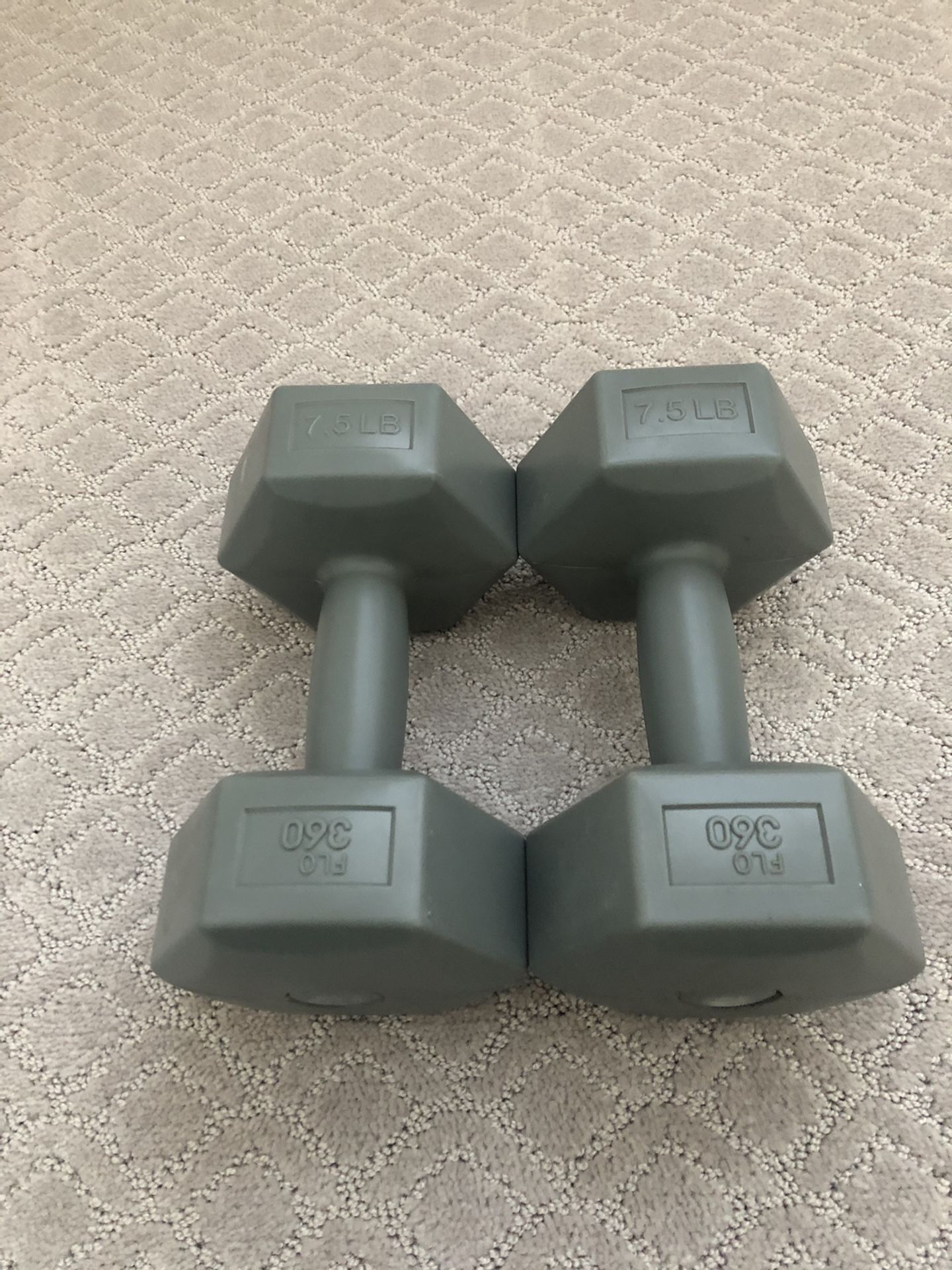 7.5 lb. Dumbbell Pair/Weights