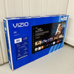 Vizio 86” Class 4K UHD LED HDR Smart TV   Vizio V4K86C-0804  Brand New In Box  Local Delivery Available