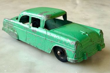 Tootsietoys Ford Coupe Chicago 3" Made In USA Rubber Wheels Teal Green