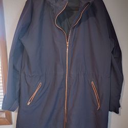 Athleta navy water-resistant jacket