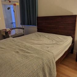 West Elm Stria Bed frame 