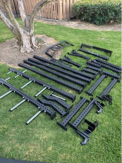 PR-4000 REP WEIGHTS RACK WITH EXTRA ATTACHMENTS