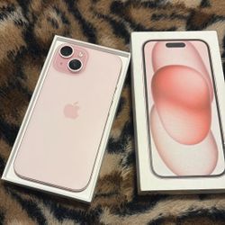Unlocked pink iPhone 15